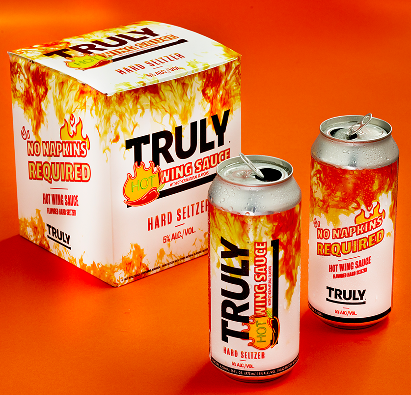 Hot Wings Meet Hard Seltzer! Truly Hard Seltzer Spices Up Game Day With First-Ever Hot Wing-Inspired Seltzer