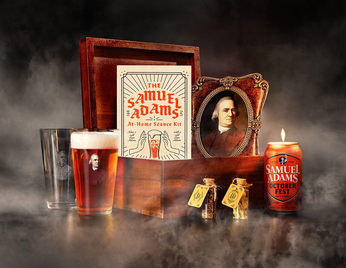 Limited-Edition At-Home Séance Kit Invites Drinkers To Share a Chilling Brew With the Spirit of Samuel Adams From Beyond The Grave