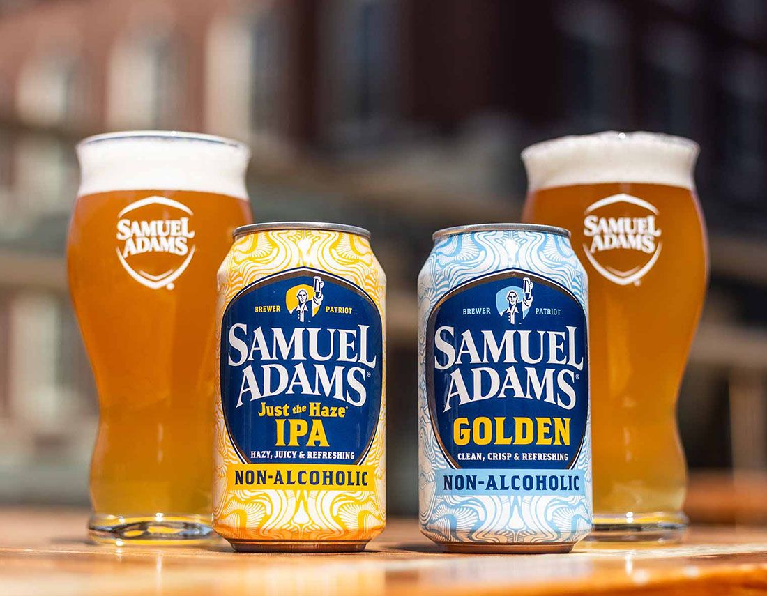 Samuel Adams Non-Alcoholic: Just The Haze and Golden Lager